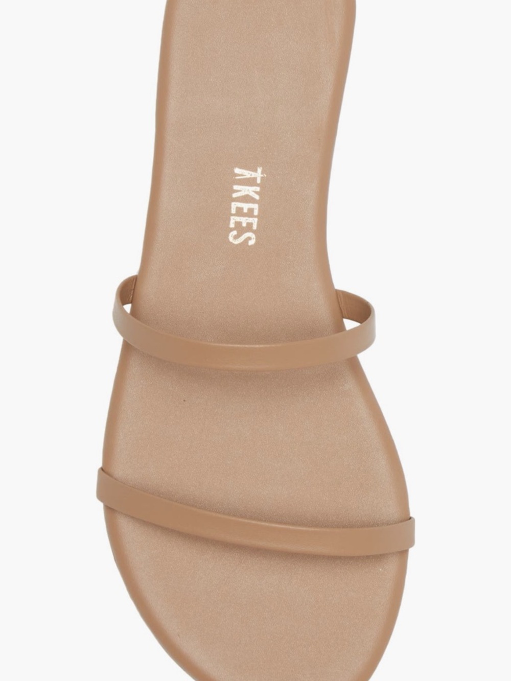 TKEES Double-Strap Gemma Sandal in Tan
